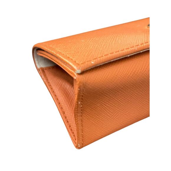 Tory Burch Aviator Sunglasses Gold Orange Flawed No Scratches With Case - Picture 5 of 8